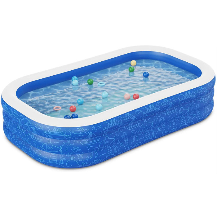 haogoujiaju Swimming Inflatable Pool 92'''' X 56'''' X 20'''' Family